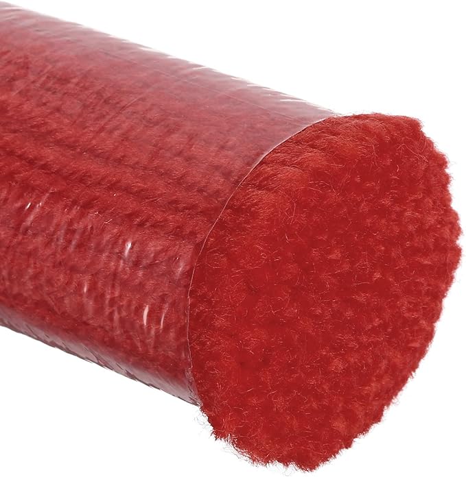 PATIKIL 10 Rolls Latch Hook Yarn Kit - Precut Rugs Yarn for Making Crochet Bundles, Tapestry DIY Craft - for Adults Beginners, Red