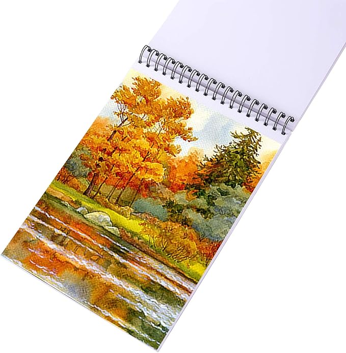 Bachmore Drawing Pad 9X12 Inch (110lb/180g), 60 Sheets, Top Spiral Bound Multi-Media for Artist Pro & Amateurs | Acrylic Art, Ink, Paint, Oil Pastels,Watercolor Mixed Media Sketch
