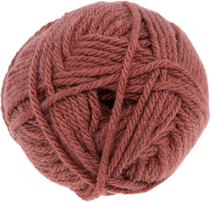Yarn Bee Soft & Sleek Chunky - 5-Bulky - 100% Low Pill Acrylic, Yarn for Crocheting & Knitting Blankets, Hats, Sweaters, and More, Set of 2, 620 Spice