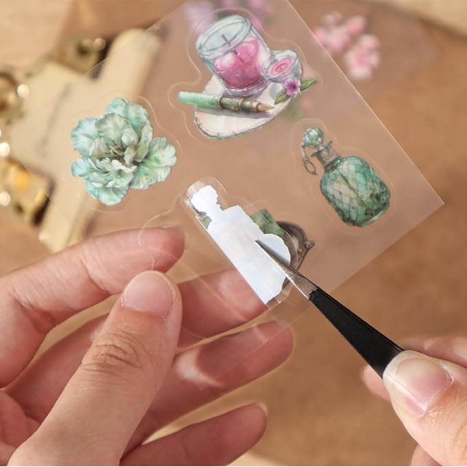 400+ Outdoor Theme Stickers for Scrapbooking, Pre-Cut Pet Transparent Stickers for journaling, People Scrapbook Sticker for Scrapbooking Supplies Bullet Junk Journal Bottles Planner Laptops Decals