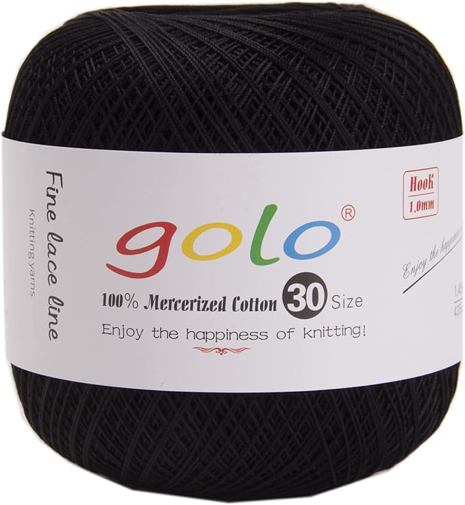 golo Crochet Thread Size 30 Colored Yarn for Tatting 310