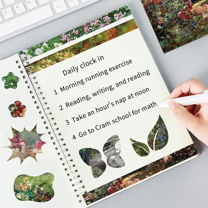 6x6” 160gsm cardstock Single Sided Scrapbooking 24 Papers Pad vintage decoupage scrapbook kit patterned paper junk journal supplies journaling supply scrap paper crafting Courtyard