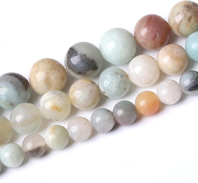4MM 88PCS Fancy Stone Beads for Jewelry Making DIY Gemstone Round Crystal Bracelet Necklace