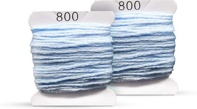 Embroidery Floss Kit and Refills - Cotton Threads - DMC Color Coding for Cross Stitch, String Crafts, Friendship Bracelets