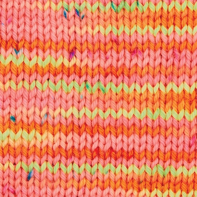 KnitPro Symfonie Fingering Weight Hand Dyed Variegated Yarn Skein | Extra Fine Merino Wool & Polyamide Blend for Knitting & Crocheting, Oeko-TEX Certified 400m, 100g | Terra Galaxy Glow