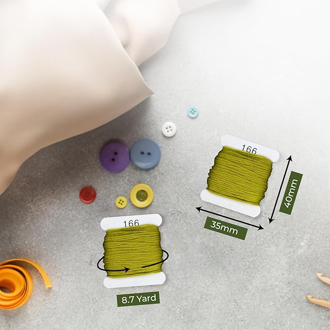 Embroidery Floss Kit and Refills - Cotton Threads - DMC Color Coding for Cross Stitch, String Crafts, Friendship Bracelets