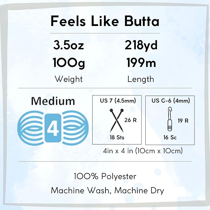 Lion Brand Feels Like Butta Mint 215-156 (6-Skeins - Same Dye Lot) Worsted Medium #4 Polyester Yarn for Crocheting and Knitting with Project Bag