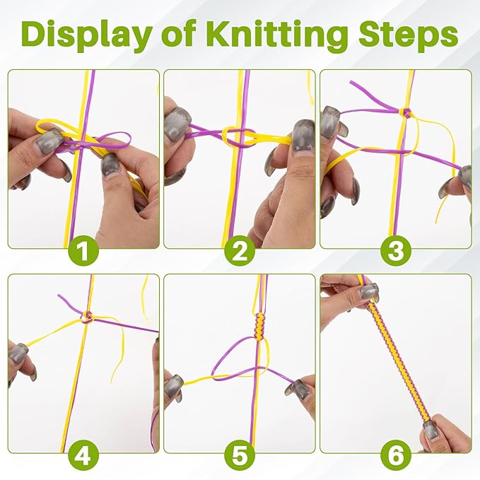 Plastic Lanyard String Kit - Lanyard Making Kit,Plastic String Lacing Cord for Bracelet Making,Making Weaving for Keychain Crafts, Strings Lacing Cord Bracelet 12 Colors