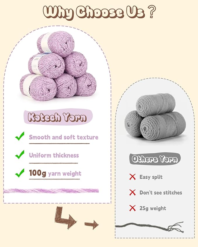 katech knitting kit for beginners adults-beginners knitting kit for adults-learn to knit kits for adult beginner kids w/step-by-step instruction-complete hat scarf gloves knitting starter kit