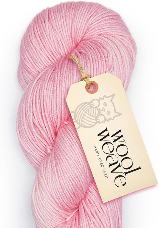 Superwash Merino Wool Yarn for Knitting & Crocheting - Premium Hand Dyed Yarn, 100gr, 240 Yards, Dk Weight Yarns - Luxurious, Soft & Durable