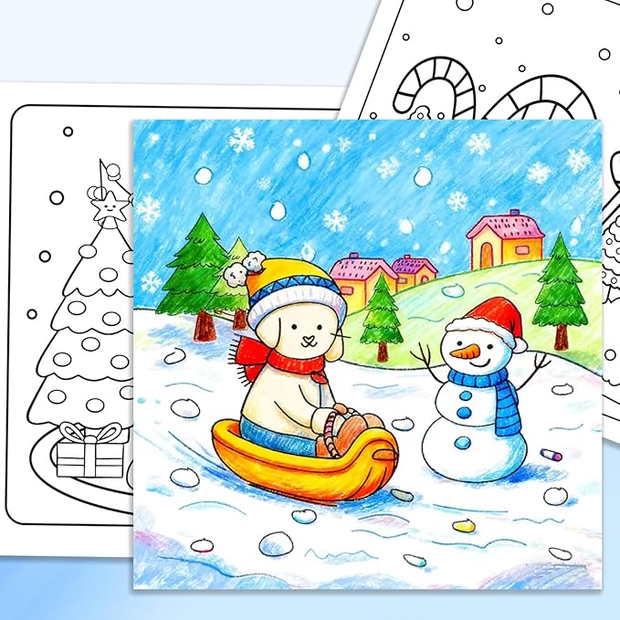 yqwuco coloring book set for adults,cute coloring book for adults relaxation with 60 colored markers, anxiety relief gifts with 160 patterns included animal spaces