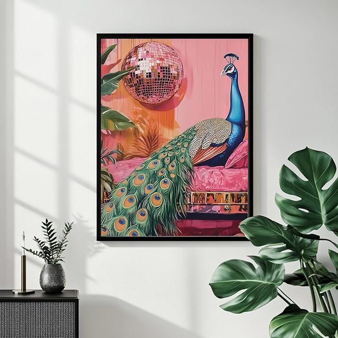 Mandun Peacock Paint by Numbers for Adult,Peacock Paint by Numbers Kit for Adults Beginners, DIY Acrylic Painting on Canvas for Home Wall Art Decor(16x20Inch