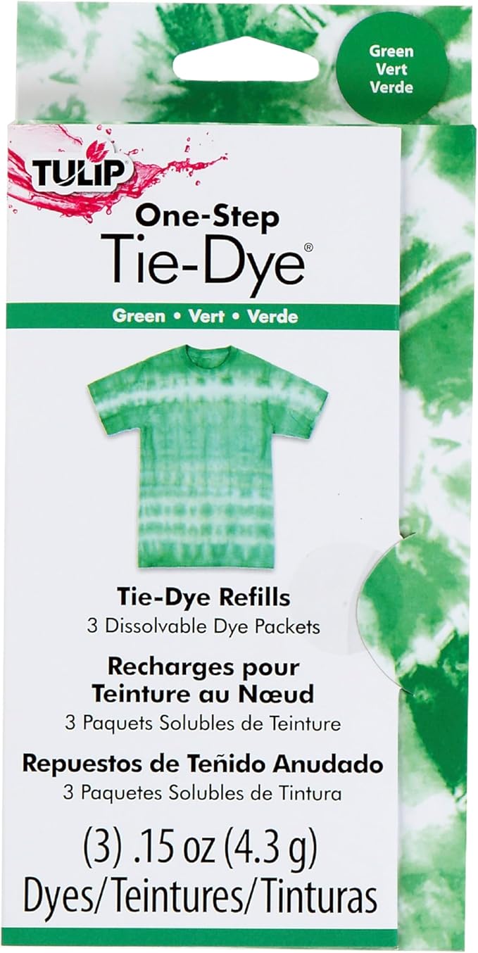 Tulip One-Step Tie-Dye Kit Dye Refill Packs, Green