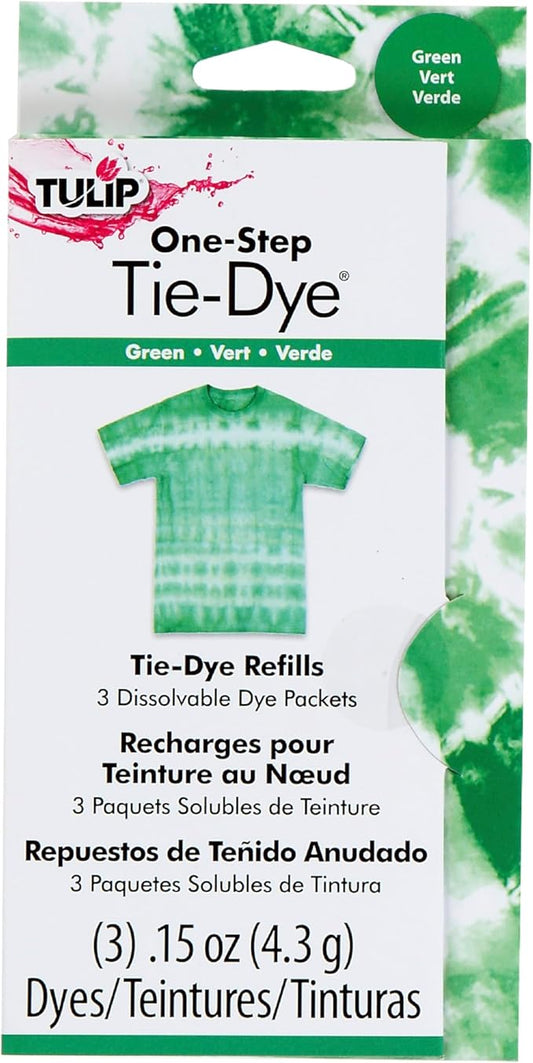 Tulip One-Step Tie-Dye Kit Dye Refill Packs, Green