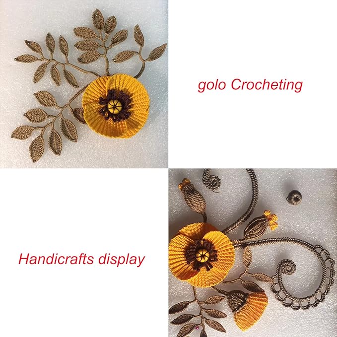 golo Crochet Thread Crochet Yarn for Hand Kniting Tatting Yarn 206