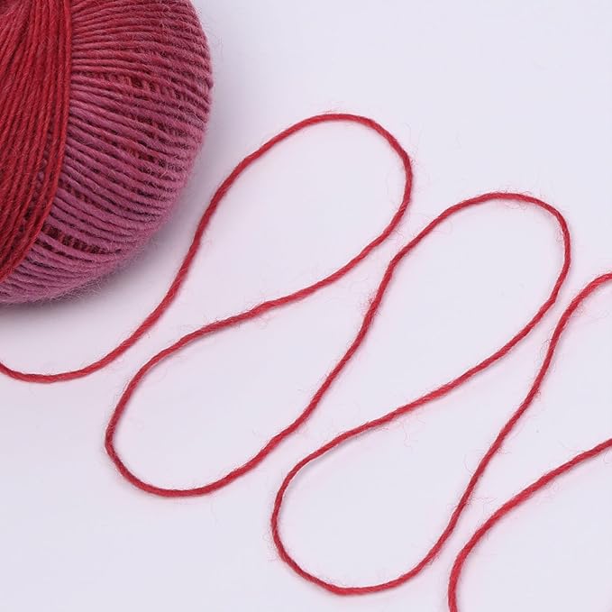 NICEEC 3 Skeins 100% Rainbow Wool Yarn Soft Gradient, Self-Striping, Colorful Single Ply Yarn for Crochet & Knitting (Total 196yds×3/1.76oz×3) - 28#