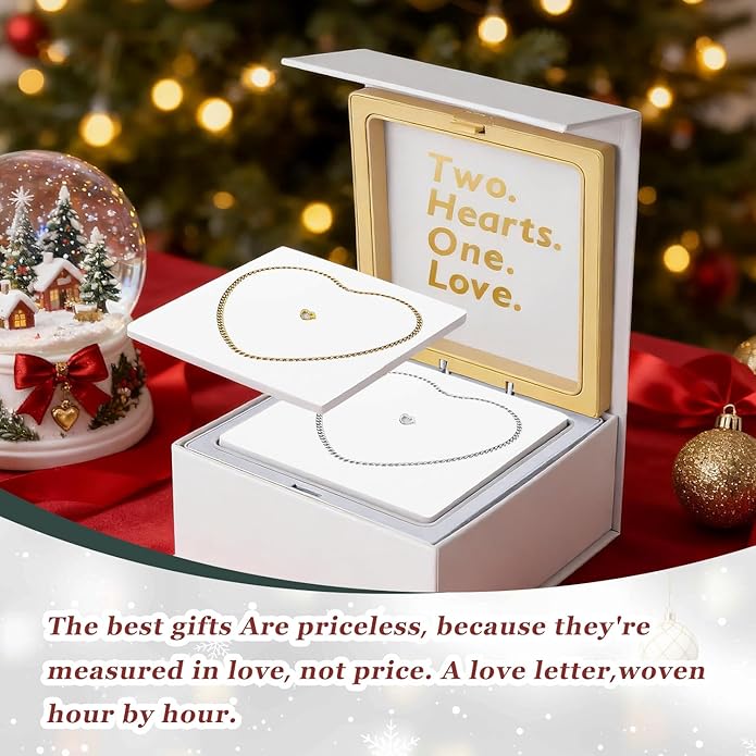 Permanent Bracelet Kit, DIY Bracelet Making Kit for Couples & Friendship Bracelets, Ideal Gift for Christmas, Anniversary, Valentine’s Day & Date Night Activity | His and Her Bracelets