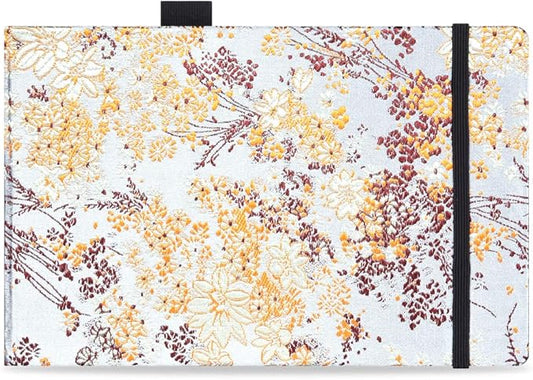 5" x 8" 220gsm Watercolor Journal Hardbound 80pgs（40 Sheets Front Back 2 Textures） Travel Size for Calligrapher Colored Pencil Watercolor Sketch Book Handmade Cloth Cover Notebook Little Flower