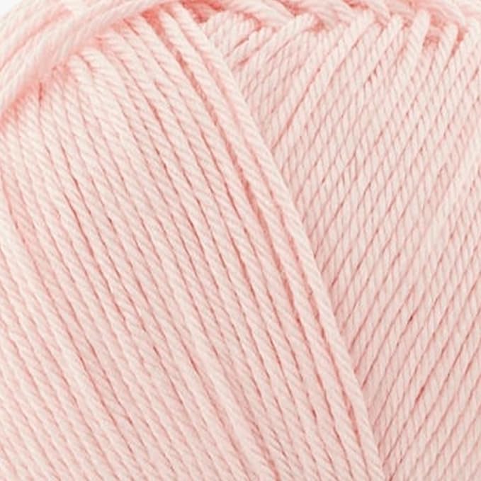Silky Touch Acrylic Yarn - Soft Sport Weight Yarn for Crochet & Knitting - 100g / 383yds - 100% Microfiber Acrylic - Lightweight Fine Smooth Yarn(Pink - Blush Pink, 4 Skeins)