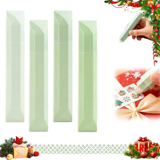4 Pcs Double Sided Tape Pens ， Scrapbooking Double Sided Tape Roller