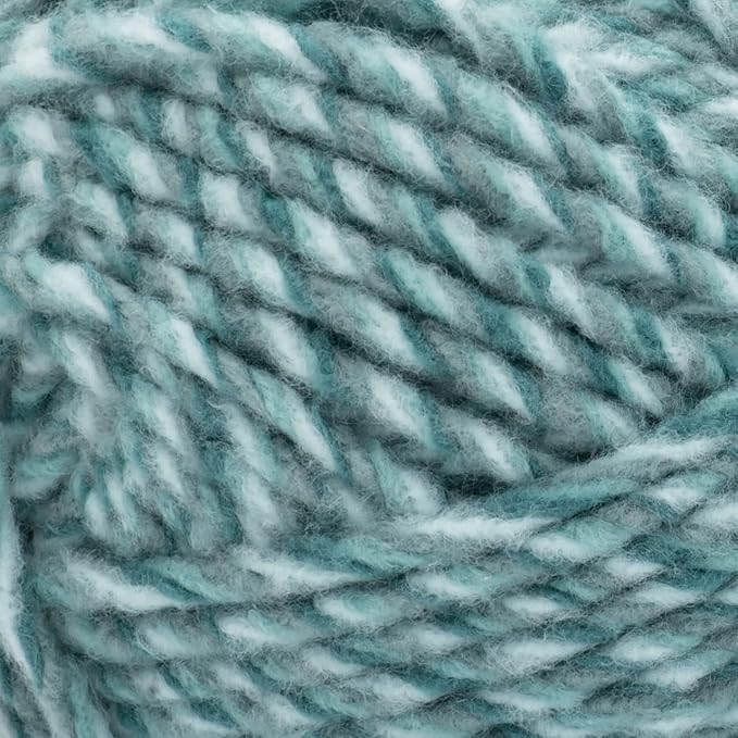 Bernat Forever Fleece Leisure Teal Yarn - 2 Pack of 280g/9.9oz - Polyester - 6 Super Bulky - 194 Yards - Knitting/Crochet