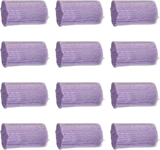 Yglnden 12 Rolls Latch Hook Kit Colorful Yarn Bundles Cut Rug DIY Latch Hook for Handmake Craft Sewing Knitting for Adults (Purple #19)