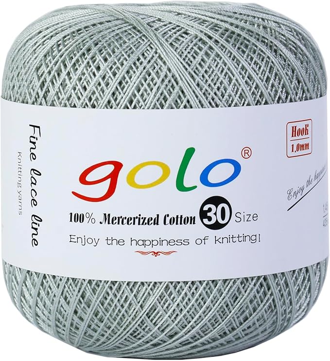 golo Crochet Thread Size 30 Yarn for Hand Kniting Yarn for Tatting 226