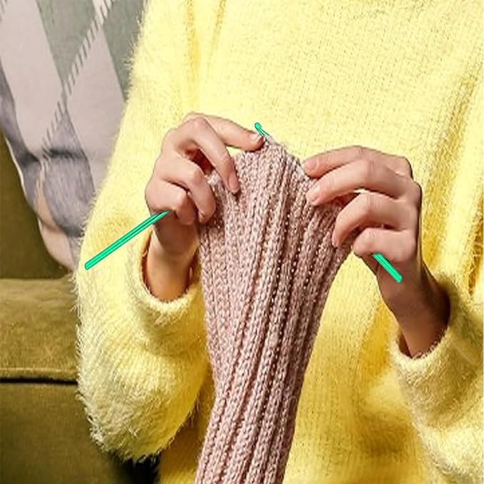 HEYLEAYAR 4MM Aluminum Crochet Hooks 14PCS,Crochet Needle US Size G(Size 6),Crochet Hooks Bulk for Craft Yarn Contribute to Beginners