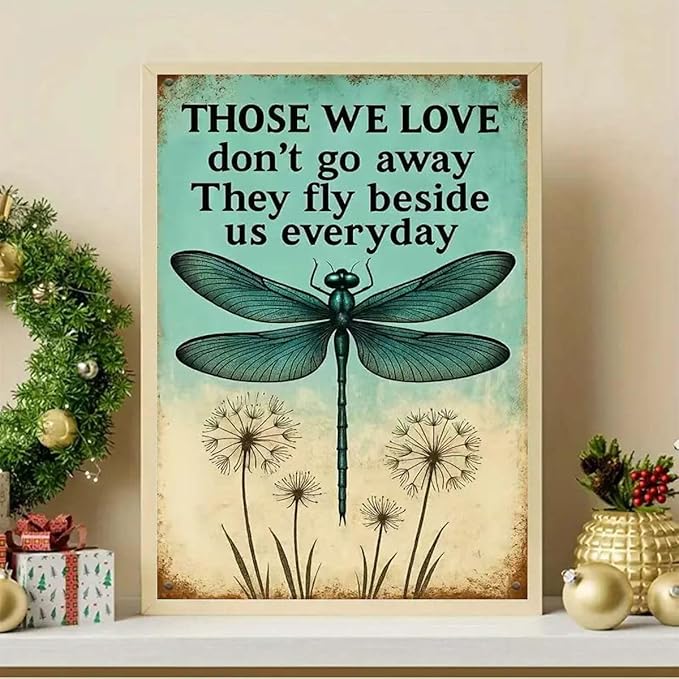 GEMFAMILY 5D Diamond Art Kits for Adults, Dragonfly Dandelion Diamond Painting Kits for Beginners,DIY Round Full Drill Diamond Painting Kits for Home Wall Decor 12 x 16 Inch