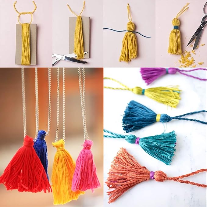Similane Embroidery Floss 50 Skeins Cross Stitch Thread Rainbow Color Friendship Bracelets Crafts Floss with 12 Pcs Floss Bobbins and 1 Pcs Needle-Threading Tool