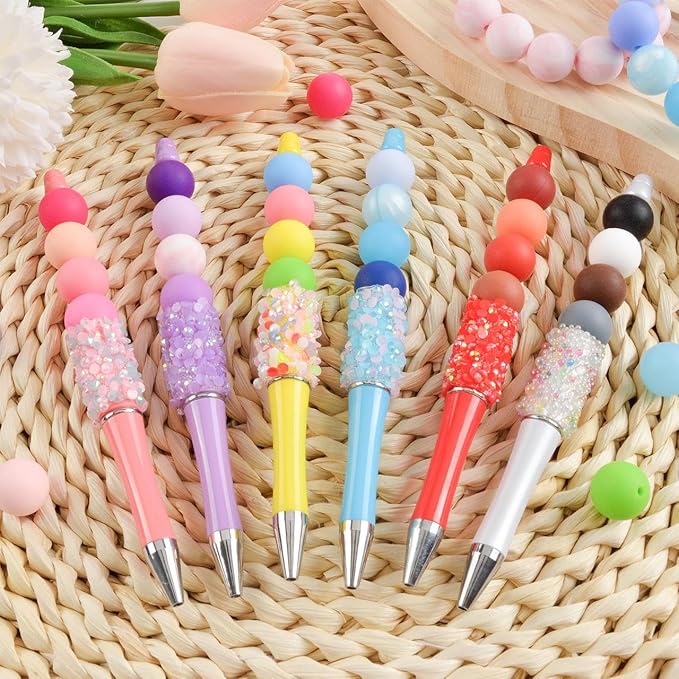 ZIFTY 150Pcs Silicone Beads for Keychain Making Kit 15mm Bulk Loose Round Rubber Silicone Focal Beads for Pens, Necklace Bracelet Making Kit, Jewelry, Art, Crafts, DIY(Purple)