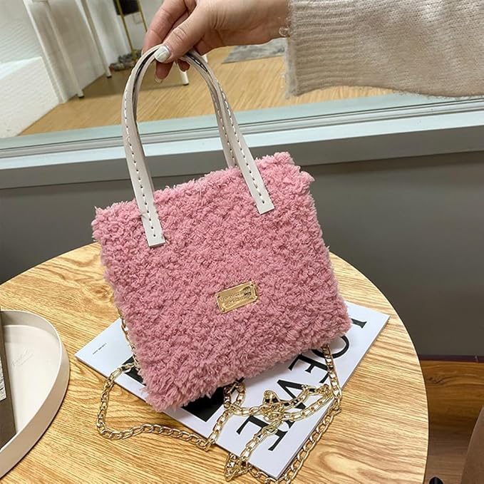 WADORN DIY Knitting Crochet Bag Making Kit, Handmade Woven Tote Bag Making Materials Set Women Shoulder Bag Making Accessories Hand Crafting Yarn Weaving Kit Birthday Christmas Gift, Pink