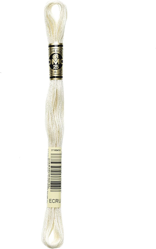 DMC 6-Strand Embroidery Cotton 8.7yd - Ecru