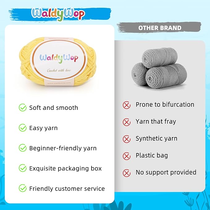 WaldyWop Crochet Kit for Beginners: 3PCS Crochet Animal Kit w/Stress Balls, Step-by-Step Video Tutorials - Wobbles DIY Craft Knitting Kit for Adults - Gifts for Teen Women (Dolphin, Octopus, Axolotl)