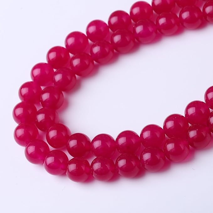 Rose Carnelian Stone Beads for Jewelry Making DIY Bracelet Necklace Gemstone Round Crystal 1 Strand 15.5inch 4MM