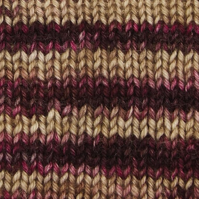 KnitPro Symfonie Fingering Weight Hand Dyed Variegated Yarn Skein | Extra Fine Merino Wool & Polyamide Blend for Knitting & Crocheting, Oeko-TEX Certified 400m, 100g | Terra Cafe Rose