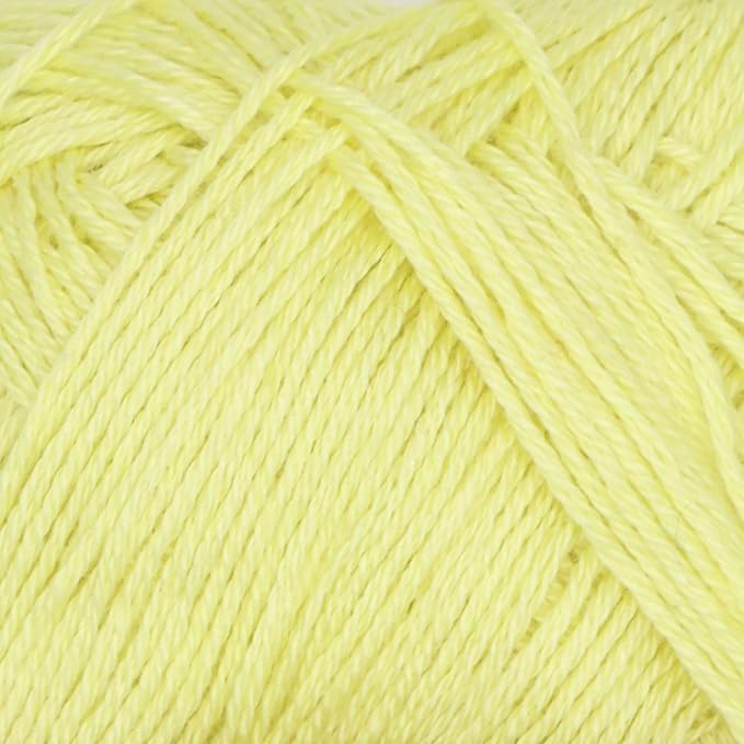 JubileeYarn Baby Soft Bamboo Cotton Yarn - 50g/Skein - Eggnog - 4 Skeins