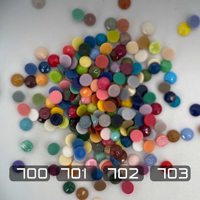 Diamonds Painting Accessories,Replacement for Missing Round Drills 700 701 702 703,Rhinestone Resin Diamond Drill,4 Colors Beads Gems Stones,3500pcs per Color