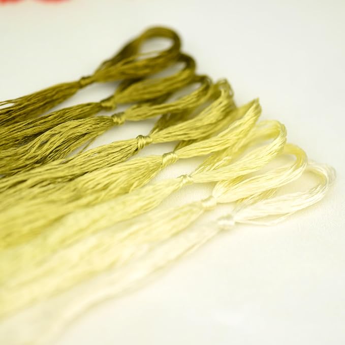 Natural 100% Mulberry Handmade Embroidery Silk Thread Silk Floss (72)