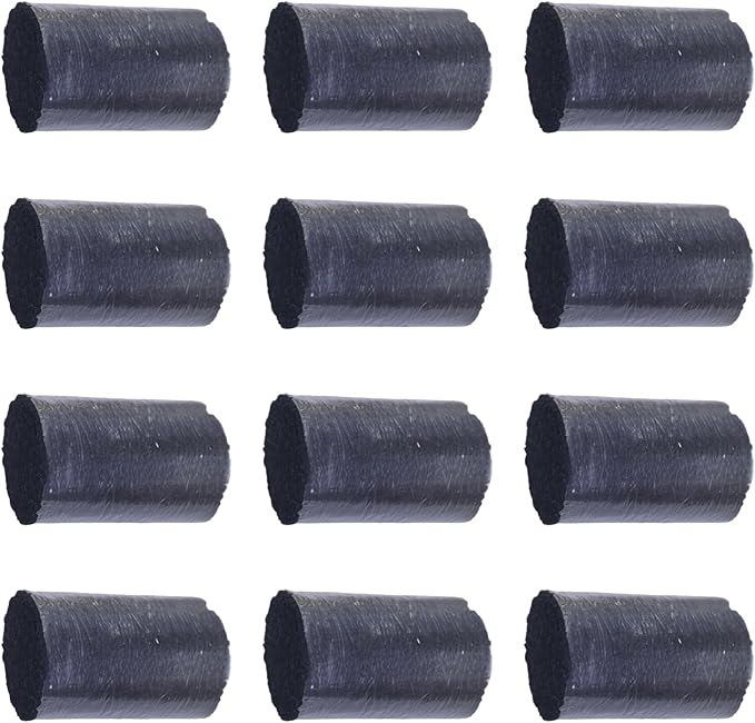 Yglnden 12 Rolls Latch Hook Kit Colorful Yarn Bundles Cut Rug DIY Latch Hook Yarn for Handmake Craft Sewing Knitting for Adults (Black #41)