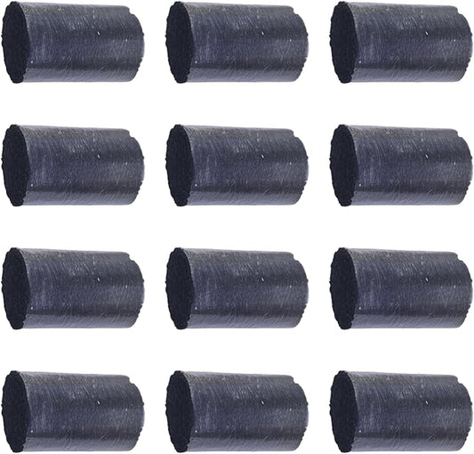 Yglnden 12 Rolls Latch Hook Kit Colorful Yarn Bundles Cut Rug DIY Latch Hook Yarn for Handmake Craft Sewing Knitting for Adults (Black #41)
