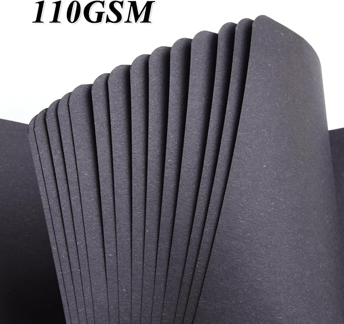 80 Sheets Black Paper Sketchbook,5" x 5" Small Hardcover Mixed Media Sketch Pad,110 GSM Acid Free Artist Drawing Paper,Travel Journal Blank Notebook for Adults Sketching,Illustration,Art Supplies