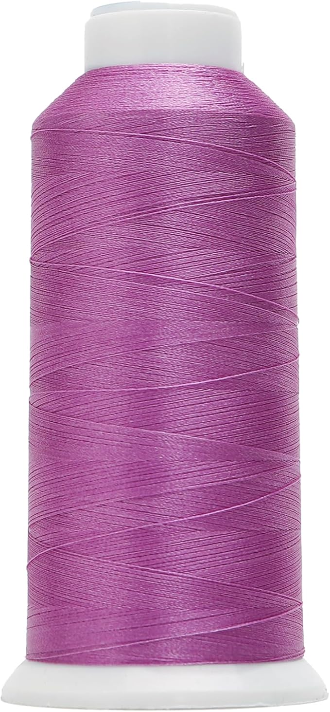 High Tenacity Polyester Embroidery Machine Thread 40WT(120D/2) 4000M Per Spool for Commercial and Domestic Embroidery Machine (Purple Pansy-1831)