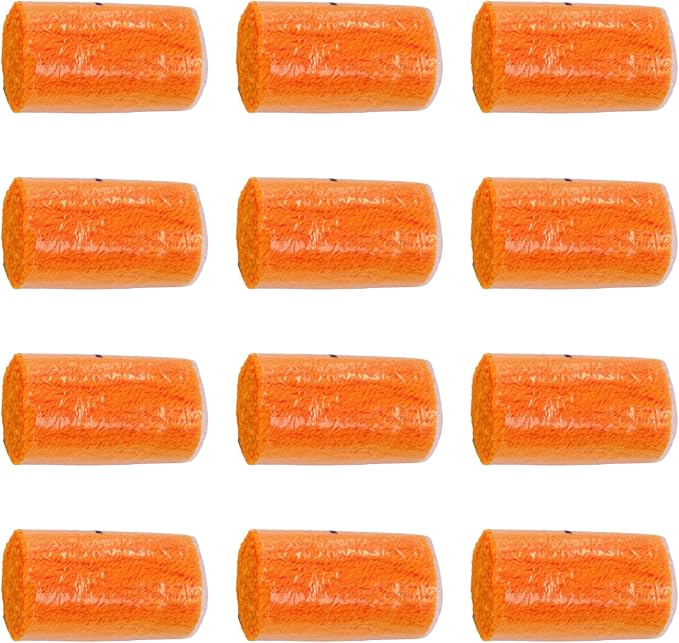 Yglnden 12 Rolls Latch Hook Kit Colorful Yarn Bundles Cut Rug DIY Latch Hook Yarn for Handmake Craft Sewing Knitting for Adults (Orange #17)