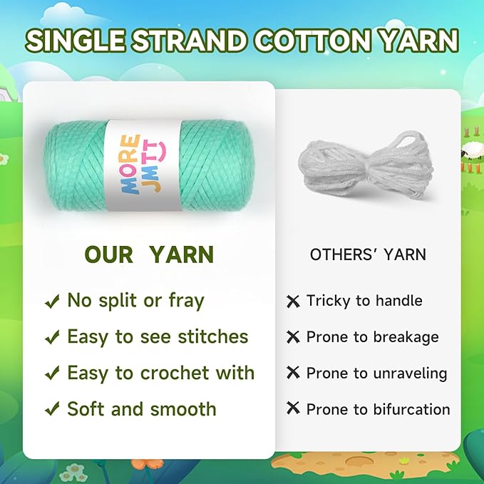 MOREJMTT Crochet Kit for Beginners, Crochet Animal Kits, Crocheting Kit for Starters, Learn to Crochet with Step-by-Step Video Tutorials, Beginner Crochet Kit for Adults(Chameleons)