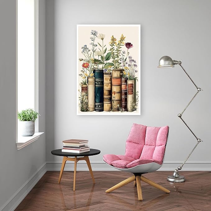 ARPADAMO Diamond Art Kits for Adults,5D Book Diamond Painting DIY Flower Diamond Art Diamond Painting Kits for Adult,Round Full Drill Diamonds, Diamond Art Kits for Home Decor-12x16inch