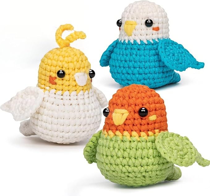 Kovarela Crochet Kit for Beginners Adults – Easy All-in-One Starter Pack with Fun Video Tutorials, Extra Yarn & Tools – DIY Amigurumi Craft Gift (Craft & Chill Edition)
