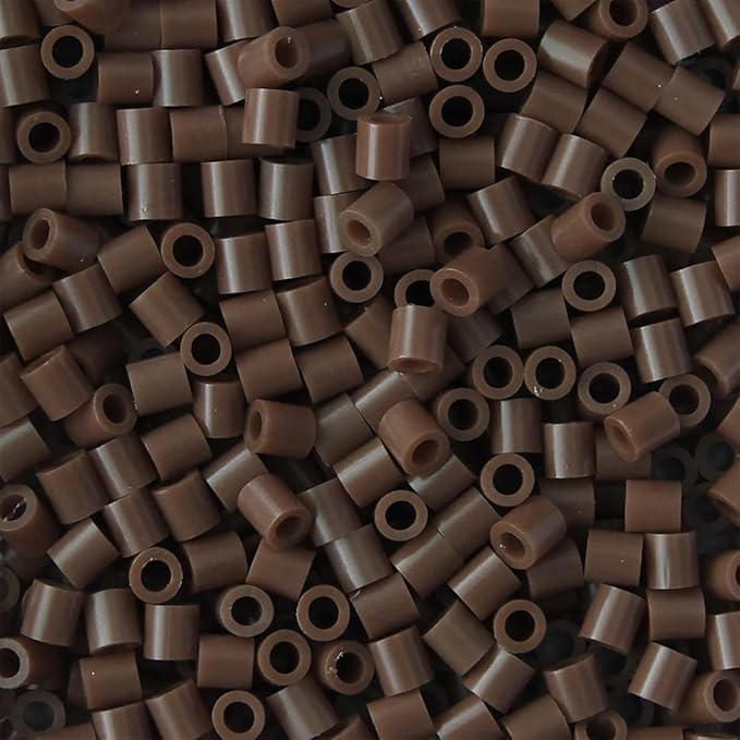 ARTKAL Fuse Beads 6000 Melty Beads Compatible 5 mm Perler and Hama Bead, Brown, S16