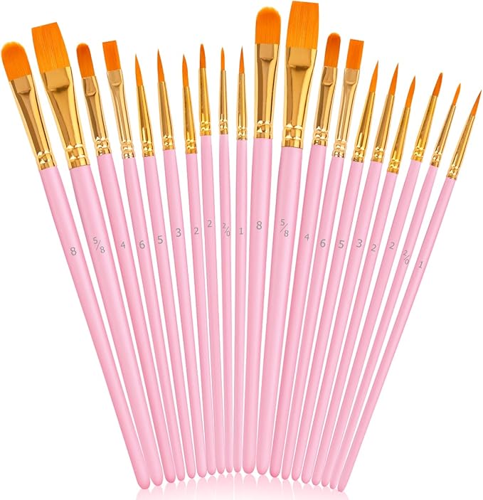 for Kids, Teen Girl Girls Trendy Stuff, Easter Basket Stuffers, Soucolor Acrylic Paint Brushes Art Set for Acrylic Painting Oil Watercolor Canvas Boards Egg Rock Body Face Nail