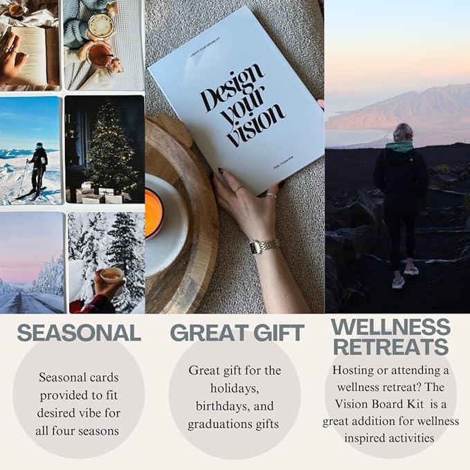 Daily Dopamine 2026 Vision Board Kit - Vision Board Kit Supplies, Collage Images, Dream Board, & Mood Board - 150 Vision Board Images and Inspiring Quotes - Affirmation Cards & Goal-Setting